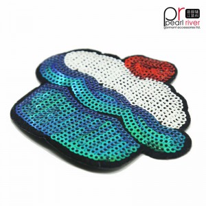 patch de paillettes de dessin animé
