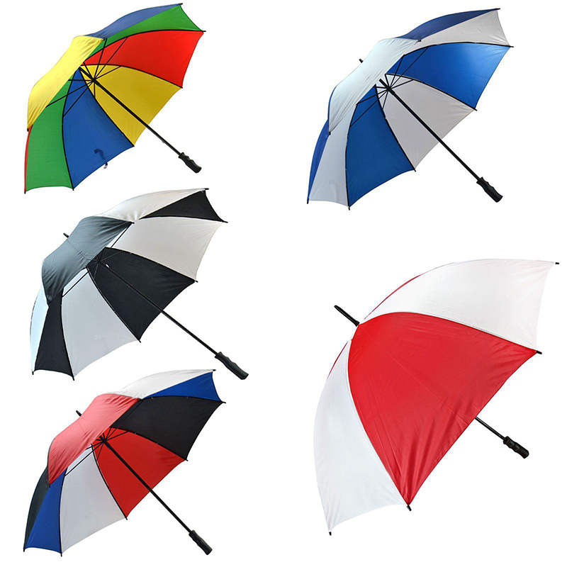 Parapluie de golf à impression promotionnelle personnalisée avec fonction d'ouverture manuelle