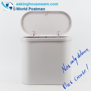 Poubelle de presse à couvercle à recyclage mince