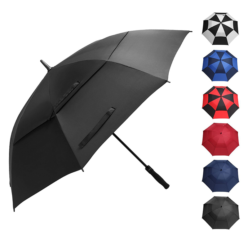 Impression personnalisée Marketing article promotionnel automatique parapluie de golf ouvert