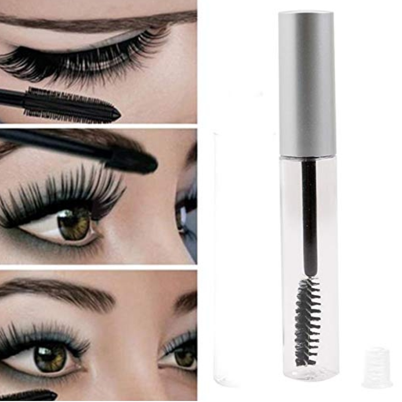 HCL100 Contenant de mascara vide avec brosse Tubes de mascara avec baguette pour cils Bouteilles rechargeables à la mode