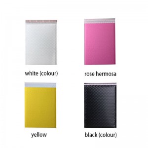Usine En Gros Personnalisé Imprimé Rose En Plastique Couleur Bulle Mailing Sac Enveloppe Rembourrée