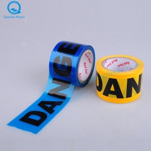 Ruban de barricade DANGER rouge / jaune / bleu, Ruban de barrière DANGER vert