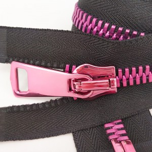 12 铝 单色 开口 拉链