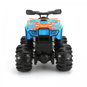 Moto - monstre au pied géant