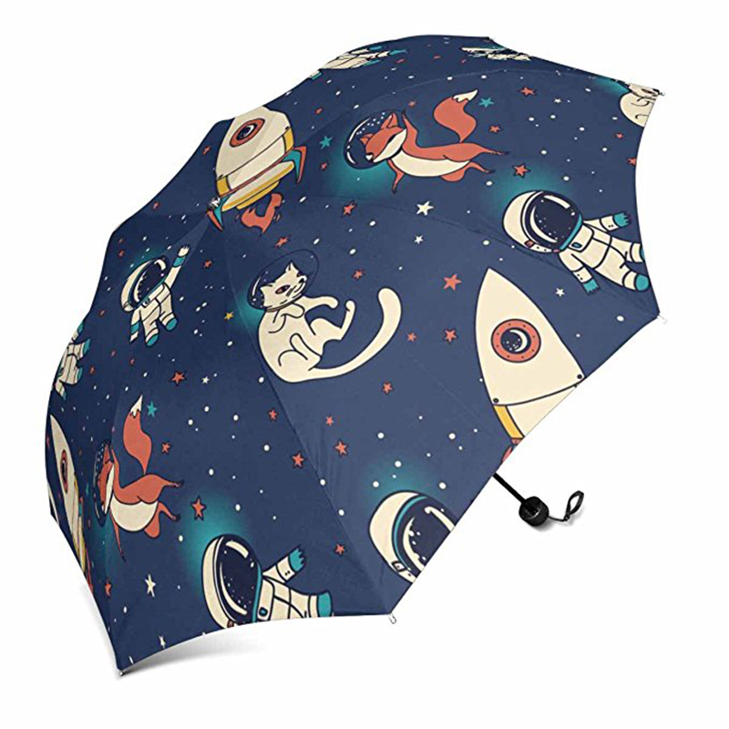 Nouveau design promotionnel motif de dessin animé personnalisé 3 parapluie