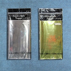 Nappe d'aluminium avec nappe métallique de couleur unie pour la noce célébrer les vacances