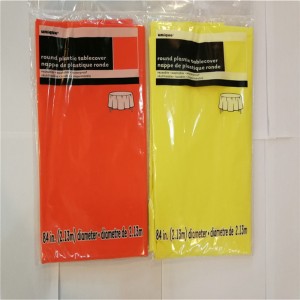 Feuille en plastique de tissu de couverture de table imprimée par coutume de HDPE de LDPE pour des napperons