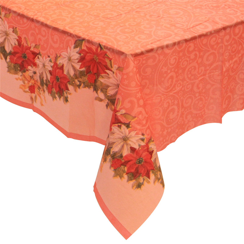 Nappe de fête de vacances Imperméabilisez les couvertures de table PEVA Clean Oilproof