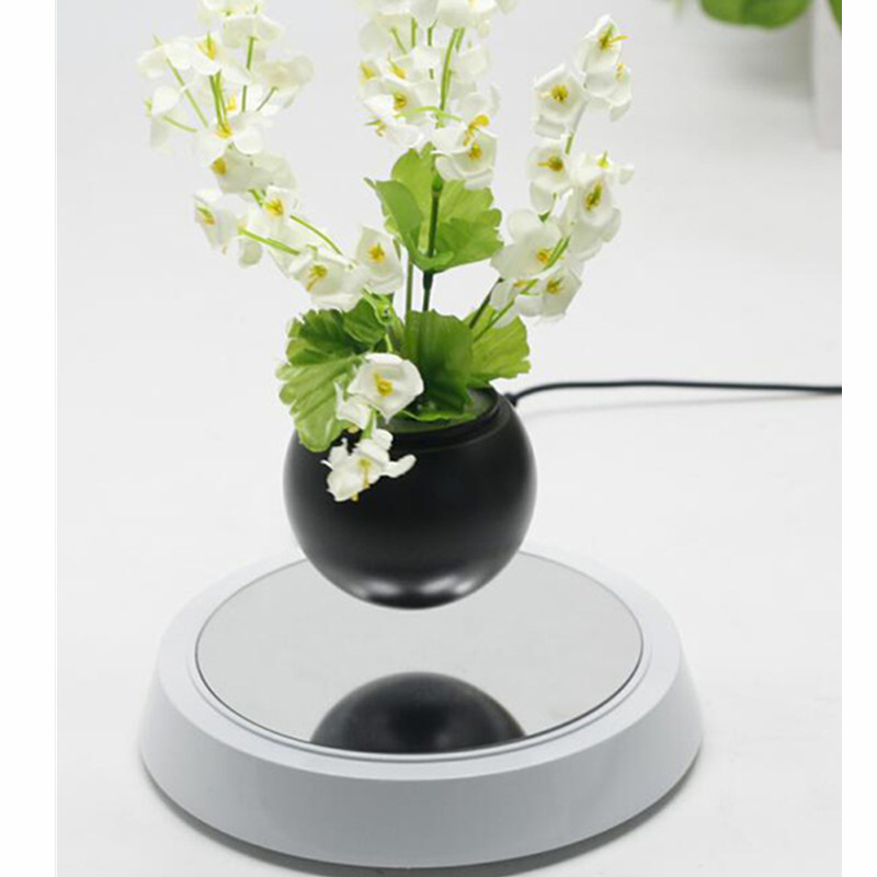 NOUVEAU 360 rotant maglev flottant lévitant air bassin planteur pot bonsaï