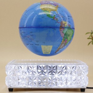 épines de cristal conduites de lévitation de cristal maglev PA-0717-G globe flottant 6inch 7inch 8inch