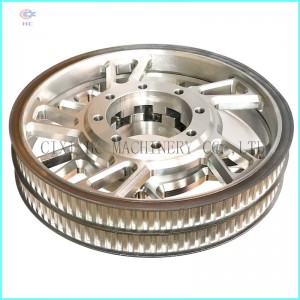 Poulie en acier inoxydable alésée 12mm htd 3m 30t