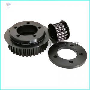 Petite poulie et ceinture pour skate board électrique