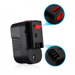 Pour Black \u0026 Decker Batteries de perceuse électrique Ni-Cd A1714, A14, A14F, A144 14.4V 2000mAh