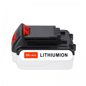 Batteries Li-ion de remplacement 20V 3000mAh pour perceuses électriques Black \u0026 Decker LB20, LBX20, LBX4020, LB2X4020
