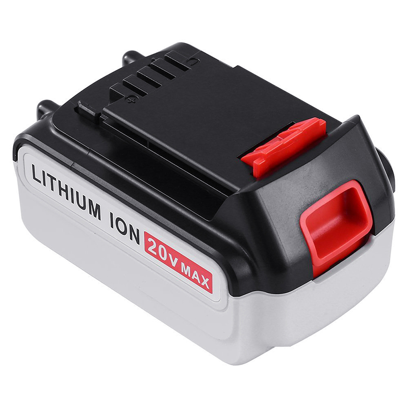 Batteries de remplacement Li-ion 20V 5000mAh Outils sans fil pour Black u0026 Decker LB20, LBX20, LBX4020, LB2X4020