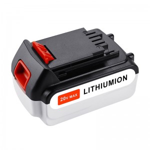 Pour Black \u0026 Decker LB20, LBX20, LBX4020, LB2X4020 Outil Batteries Batterie de remplacement Li-ion 20V 6000mAh