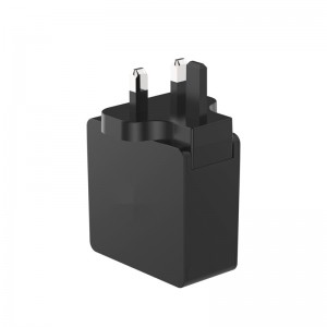 KPS-8034LC 2XQC3.0 Chargeur de voyage rabattable à 2 ports