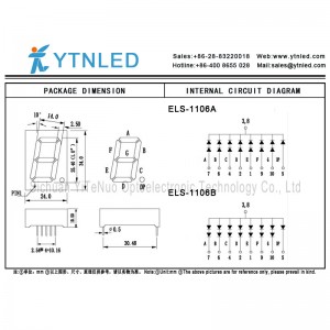 Affichage à LED 7 segments, 1 pouce, rouge, à 7 chiffres, tube numérique