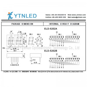 Afficheur à LED 7 segments rouge 0,5 pouce, tube numérique