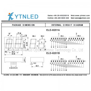 Afficheur à LED 7 segments rouge 0,8 pouces à 2 chiffres, tube numérique
