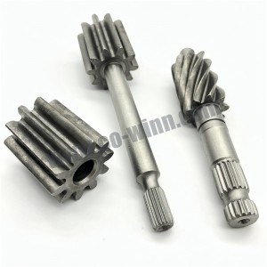 Pièces de rechange en aluminium de usinage adaptées aux besoins du client de pièces d'auto de pignon en aluminium de commande numérique par ordinateur après vente