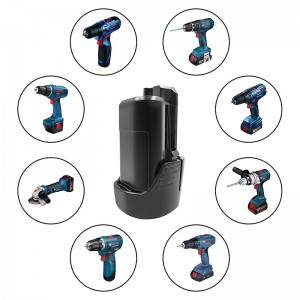 Batteries de rechange Li-ion 10.8V 1500mAh pour les outils électriques Bosch BAT411, BAT412, BAT413