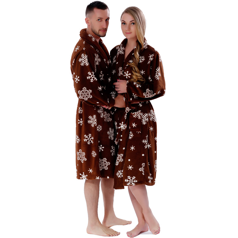 Pyjamas Couple Adulte Imprimé Polaire