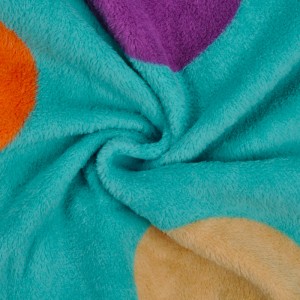 Robe de pyjama pour adultes en molleton imprimé