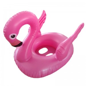 Flotteur gonflable de piscine de bateau de flamingo pour des enfants