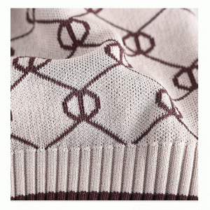 Les dames ont adapté les pulls 100% de cardigan de jacquard de Finshnet de polyester