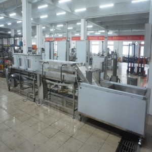 Ligne de production de nettoyage et de séchage des fruits de la passion