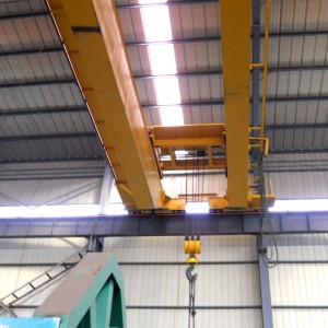 Pont roulant à double poutre avec chariot de levage