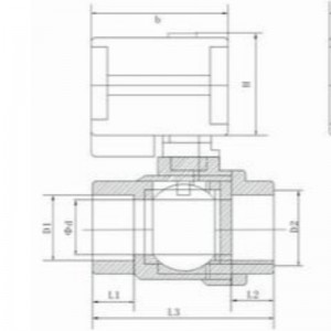 CKV20. série de vanne motorisée à deux fils