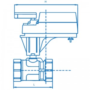 Robinet à tournant sphérique à contrôle électrique série VF1 ...