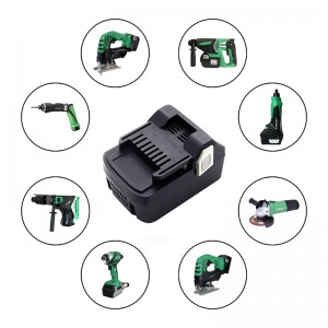 Batterie pour perceuse portative Li-ion BSL1415, BSL1415X, BSL1430 14.4V 3000mAh pour Hitach