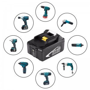 Batteries sans fil de remplacement Li-ion 18V 6000mAh pour perceuses Makita BL1845, BL1850, 194205-3