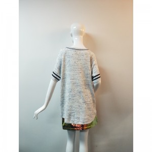 CARDIGAN V-NECK GRIS CLAIR RLWS0037F