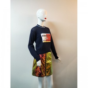 PULL À IMPRIMÉ DARK-BLUE RLWS0041F