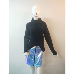 PULL À COL COLLIER NOIR RLWS0054F