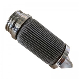 Bougie filtre plissée en acier inoxydable 316