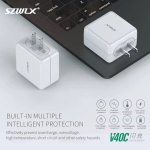 WEX - V40C OPPO VOOC - Adaptateur secteur, chargeur mural, chargeur de voyage