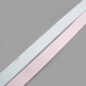 10 # échantillon gratuit en nylon coloré spandex coloré tricoté bande sangle pour vêtements