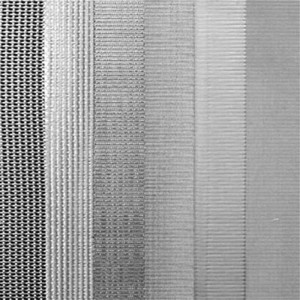 Grillage tissé fritté à 6 couches