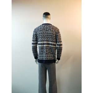 PULL À PLAID NAVY RLMS0030F