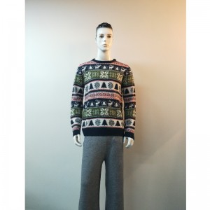 PULL À IMPRIMÉ CONTRASTE RLMS0033F