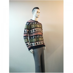 PULL À IMPRIMÉ CONTRASTE RLMS0033F