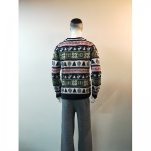 PULL À IMPRIMÉ CONTRASTE RLMS0033F