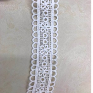 dentelle de soie de lait, dentelle de polyester / nylon, dentelle de coton