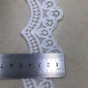 2 # dentelle de soie de lait, dentelle de polyester / nylon, dentelle de coton
